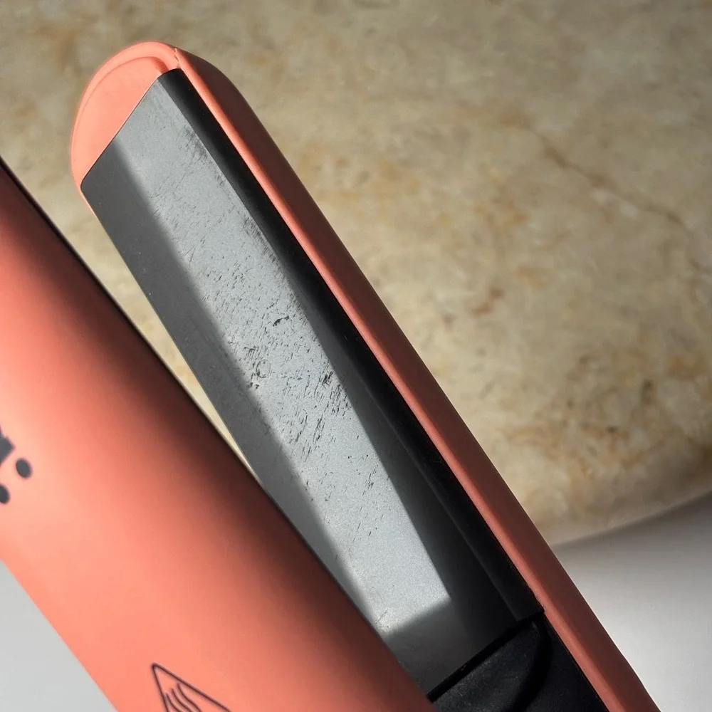 Amika Hair Straightener AM5570 Peach Coral Ceramic Flat‎ Iron 140-450F